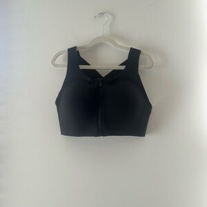 lululemon athletica Black Front-zip Sports Bra